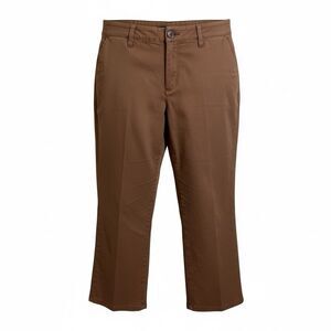 VTG 90s Crazy Horse‎ Liz Claiborne Brown Eyelet Low Rise Flare Pants Y2K Size 12